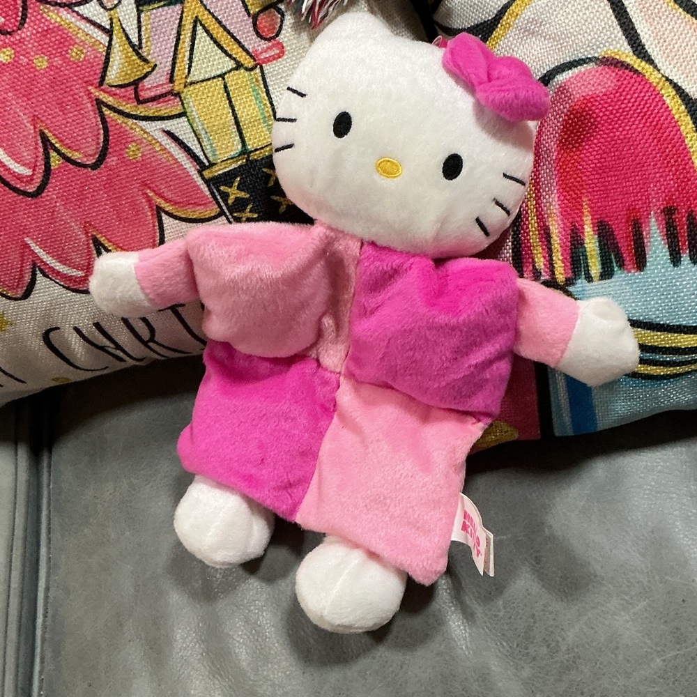 Hello Kitty Pink and White Plush Toy